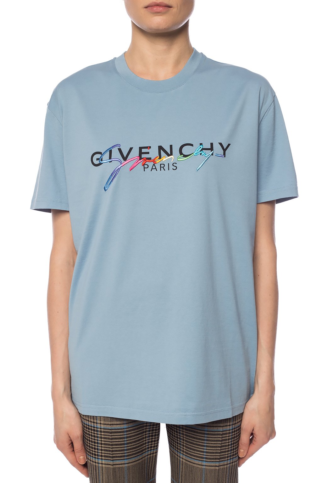 Givenchy Logo-embroidered T-shirt | Women's Clothing | Vitkac
